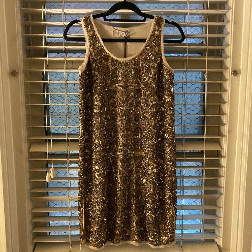 All Saints sequin cocktail dress